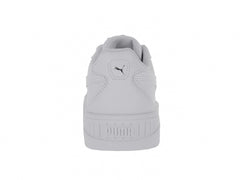 Tenis PUMA Carmen II Blanco y Plata para Niña