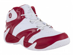Tenis de Baloncesto SHAQ Devastador Blanco y Rojo para Hombre