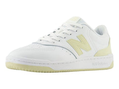 Tenis New Balance BB80 Blanco y Amarillo para Mujer