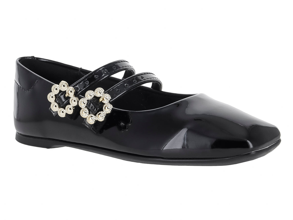 Zapatos Flats Molekinha Negro para Niña