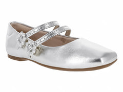 Zapatos Flats Molekinha Plata para Niña