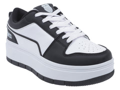 Tenis K-Swiss Nindu Blanco y Negro para Mujer