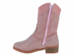 Botas Vaqueras Miroslava Rosa para Niña