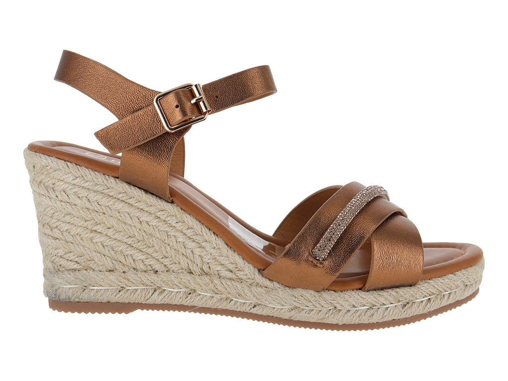 Sandalias Roze C Plataforma Bornze 24I123 Para Mujer