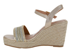 Sandalias de Plataforma Dorado Roze para Mujer