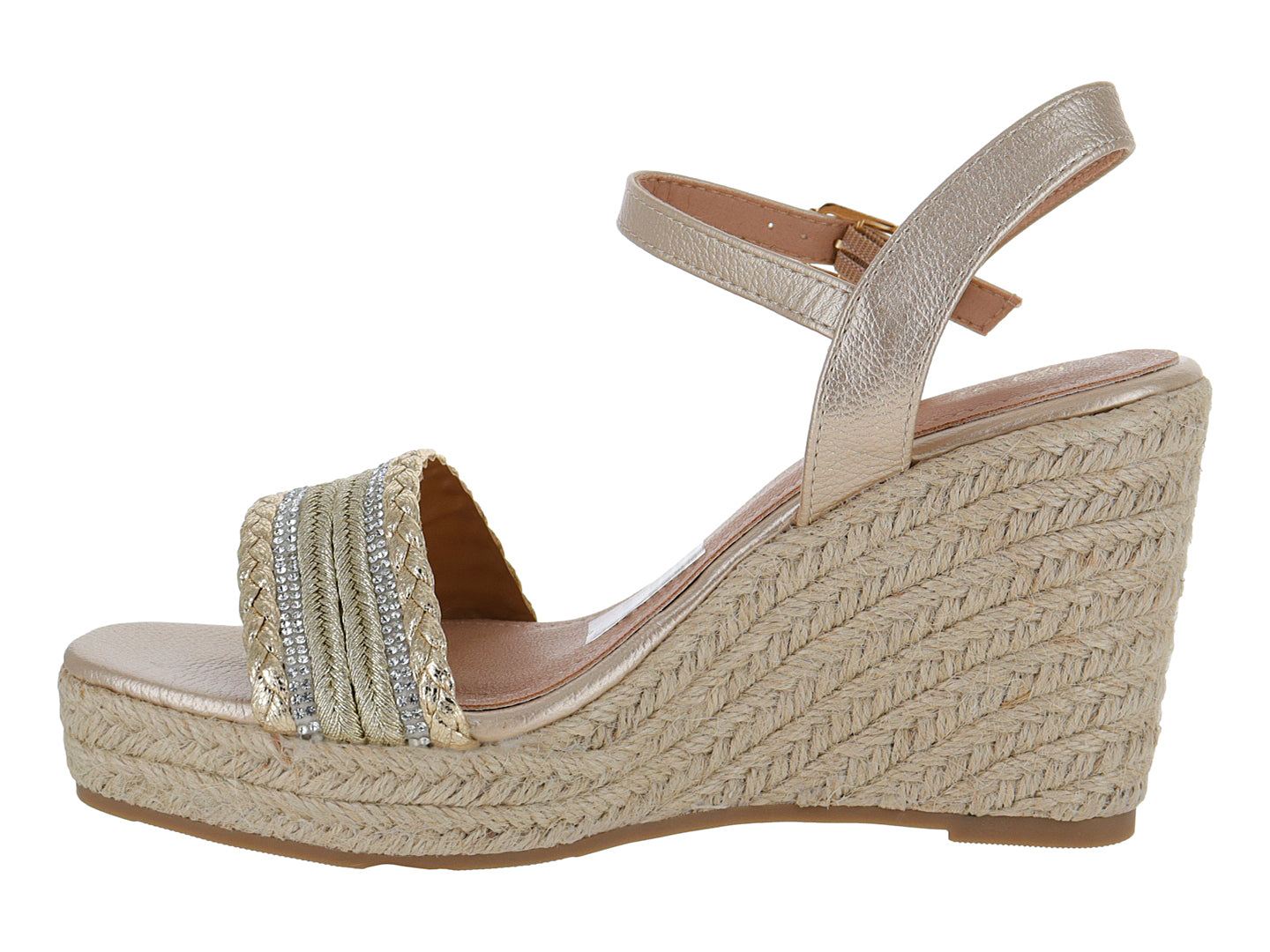 Sandalias Nuway C Plataforma Roze 24I124 Para Mujer