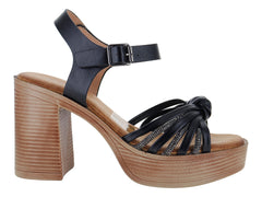Sandalias Nuway Alta Roze 24I128 Para Mujer