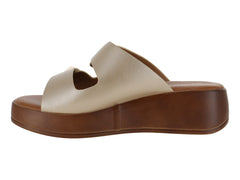 Sandalias de Plataforma Roze Color Dorado para Mujer