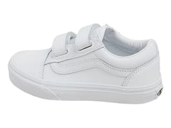 Tenis Vans Old Skool V Blanco para Niño