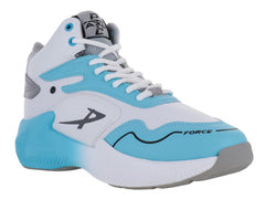 Tenis de Baloncesto Pontiac AXL Blanco y Azul Cielo para Hombre