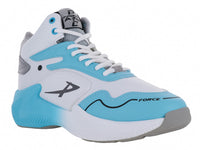 Tenis de Baloncesto Pontiac AXL Blanco y Azul Cielo para Hombre