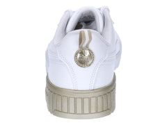 Tenis PUMA Carina 2.0 Metallic Dream Blancos y Dorados