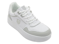 Tenis K-SWISS Calm Blanco y Gris para Mujer