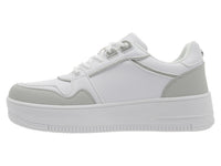 Tenis K-SWISS Calm Blanco y Gris para Mujer