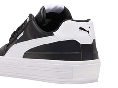 Tenis PUMA Court Classic Vulc Negro y Blanco para Hombre