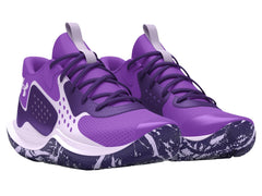 Tenis Under Armour GS Jet 23 Morado para Niño