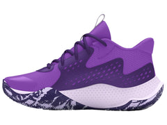 Tenis Under Armour GS Jet 23 Morado para Niño