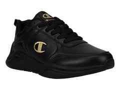 Tenis Champion Next Negro con Dorado para Hombre