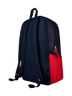 Mochila Fila Back Pack Week Marino Rojo y Blanco para Mujer Unisex