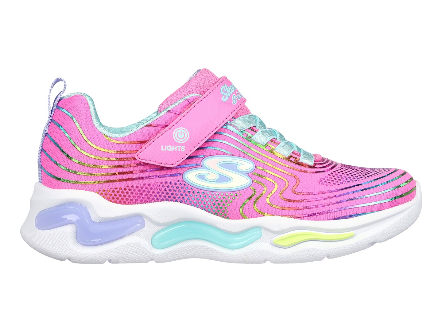 Tenis Skechers Wavy Beams 302338 Para Niña