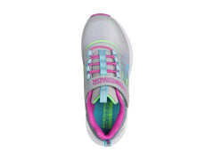 Tenis Skechers Go-Run Accelerate Gris Multicolor para Niña