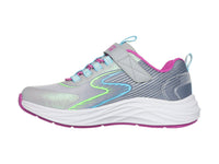 Tenis Skechers Go-Run Accelerate Gris Multicolor para Niña