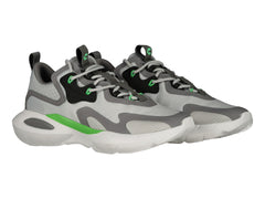 Tenis Charly Gris con Verde Lima para Hombre