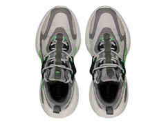 Tenis Charly Gris con Verde Lima para Hombre
