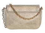 Bolsa de Hombro Ferretina Víbora Oro para Mujer