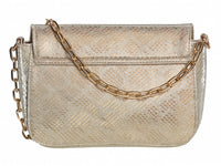 Bolsa de Hombro Ferretina Víbora Oro para Mujer
