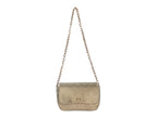 Bolsa de Hombro Ferretina Víbora Oro para Mujer