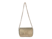 Bolsa de Hombro Ferretina Víbora Oro para Mujer