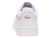Tenis Lacoste Lineset 124 Blanco y Dorado para Mujer