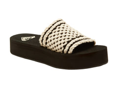 Sandalias Roxy Dayzie Negro y Blanco para Mujer