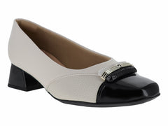 Zapatos de Tacón Piccadilly Bicolor Blanco y Negro para Mujer