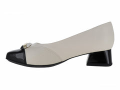 Zapatos de Tacón Piccadilly Bicolor Blanco y Negro para Mujer