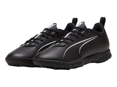 Tenis de Fútbol PUMA Ultra 5 Play Negro y Blanco para Niño