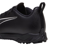 Tenis de Fútbol PUMA Ultra 5 Play Negro y Blanco para Niño