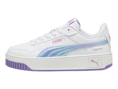 Tenis PUMA Carina Street Bouncy Sky Blanco y Lavanda para Niña