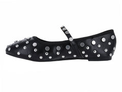 Zapatos Planos Roze Negro para Mujer