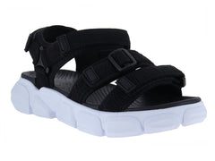 Sandalias Gladiador Roze Negro para Mujer