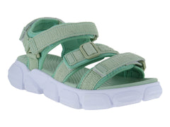 Sandalias Gladiador Roze Verde Claro para Mujer