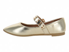 Flats ROZE Color Dorado para Mujer