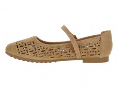 Flats ROZE Color Dorado para Mujer