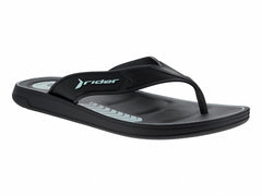 Sandalias Rider Negro con Verde para Hombre
