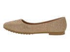 Zapatos Tianfa Flats Roze Bw512 Para Mujer