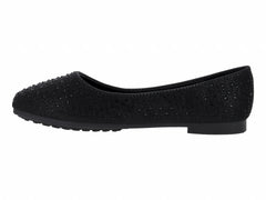 Zapatos Planos Roze Negros para Mujer
