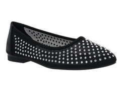 Zapatos Planos Roze Negro para Mujer