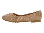 Zapatillas Roze Flats Bw514 Para Mujer