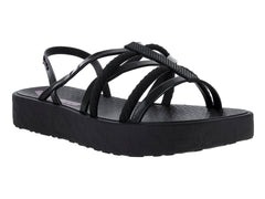 Sandalias Ipanema Flatform Negro para Mujer